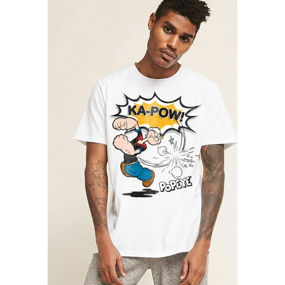 Philcos Popeye White Tee
