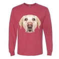 thumbnail image 2 of Wild Bobby, Golden Retriever Cute Gift, Dog Lover, Men Long Sleeve Shirt, Vintage Heather Red, Large, 2 of 4