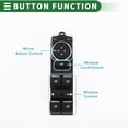 thumbnail image 3 of Interruptor de Ventana Eléctrica Unique Bargains para Ford Edge Expedition F-150 No.FL3Z14529DA, 3 of 7