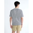 thumbnail image 3 of Free Assembly Striped Relaxed Heavyweight Tee with Short Sleeves, Sizes XS-3XL, 3 of 6