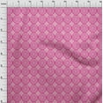 thumbnail image 3 of oneOone Cotton Silk Fabric Diamond & Circle Block Fabric Prints By Yard 42 Inch Wide, 3 of 4
