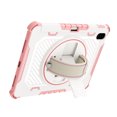 thumbnail image 3 of iPad 10th Generation Case 2022,TECH CIRCLE Military Grade Heavy Duty Shockproof Silicone Protective Cover for iPad 10th Gen 10.9 Inch 360? Rotatable Stand Pencil Holde Case for Girl Boy,Pink, 3 of 9