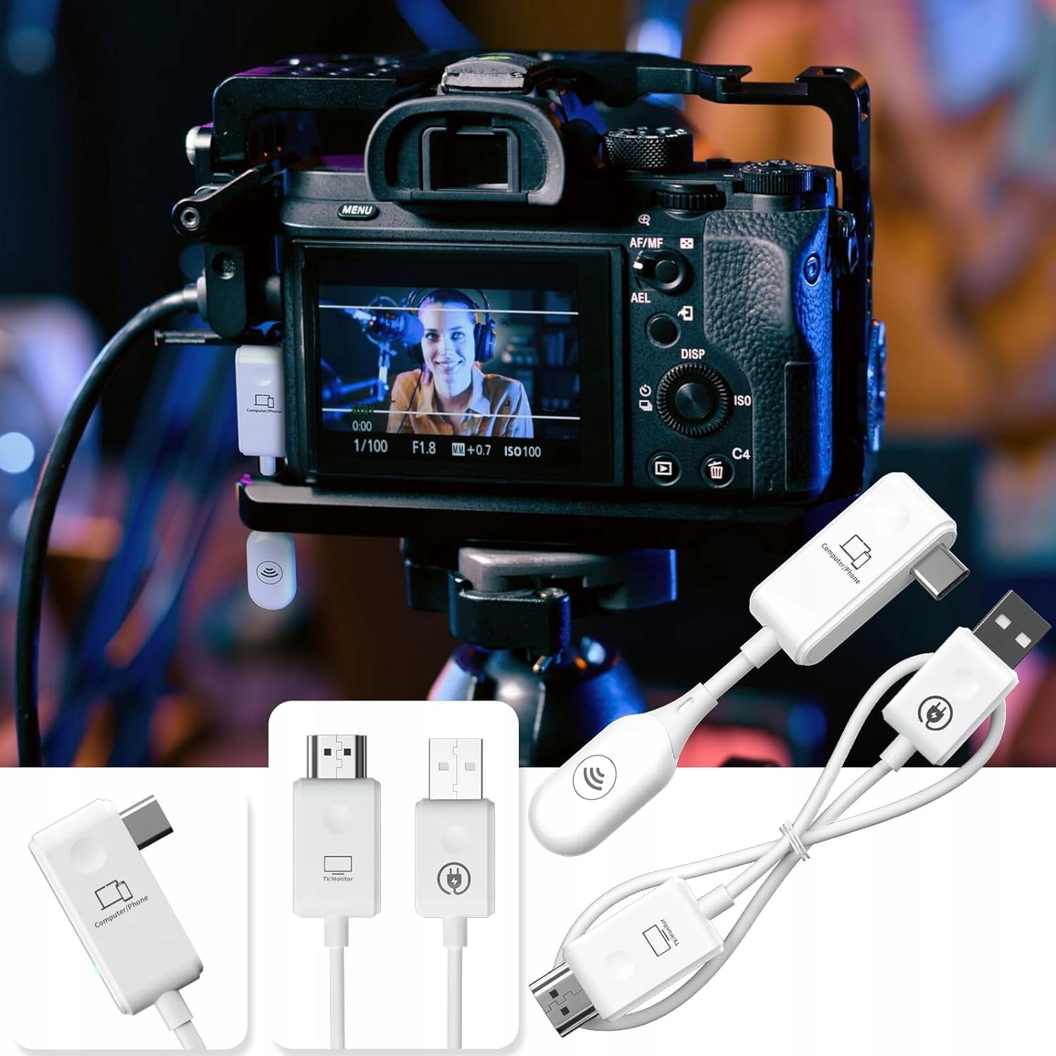 Wireless HDMICS7 point-to-point plug-and-play wireless HDMI extension cable conference Type-c screen device