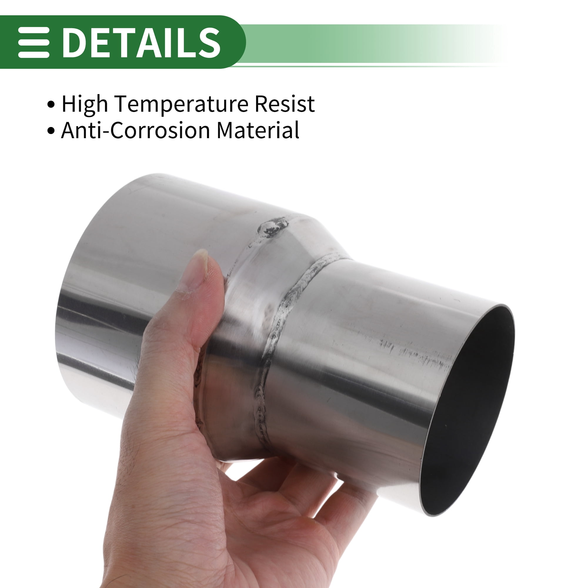Unique Bargains Mandrel Exhaust Bend Elbow Pipe Adapter 6 Inch 3.15" OD to 4" OD