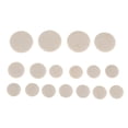 thumbnail image 2 of Clarinet Pads Set 17/15/12 / 10mm For Soprano Bb Clarinet Repair DIY, 2 of 8