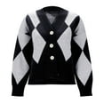 thumbnail image 4 of Cardigan pour Femmes Style Coréen Décontracté Col en V Tricoté Printemps Automne Style Léger Confortable Design Élégant, 4 of 5