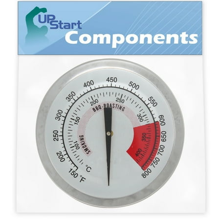 

BBQ Grill Thermometer Heat Indicator Replacement Parts for Kitchenaid 720-0733A - Old - Compatible Barbeque Temperature Gauge Thermostat