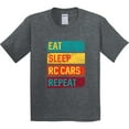 thumbnail image 3 of Inktastic Rc Racing Eat Sleep Rc Cars Repeat Youth T-Shirt, 3 of 5