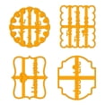 thumbnail image 3 of Matsuzay Moldes de galletas con buenos deseos, molde de plástico para galletas, máquina para hornear en la cocina, 1/4 Uds. Cocina y Comedor 4 in 1 Matsuzay HA006774-05, 3 of 6