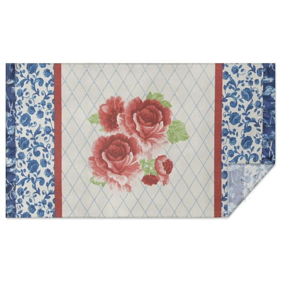 Rectangle Pioneer Tablecloth -Linen Fabric Table Cloth - Washable Reusable Table Cover with Dust-Proof Wrinkle Resistant for Restaurant, Picnic, Indoor and Outdoor Dining 60 Inch X 102 Inch