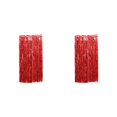 thumbnail image 2 of ZheElen Rideau à Franges pour Décorations de Fête d'Anniversaire Rouge 2Ensemble, 2 of 5