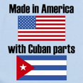 thumbnail image 2 of CafePress - Made In America With Cuban Parts Body Suit - Baby Light Bodysuit, Size Newborn - 24 Months, 2 of 4
