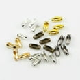 thumbnail image 6 of GKNET 200pcs Replacement Vertical Roman Roller Blind Ball Chain Cord Connector Clips-Rhodium-1.5mm【200pcs】, 6 of 9
