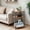 Rustic Brown, variant on GIANNA 3 Tier Side Sofa Tables, End Table for Living Room, Bedroom, Nightstand with Adjustable Feet,Set of 2, Rustic Brown