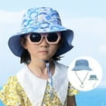 thumbnail image 7 of CoCopeaunt Unisex UV Protection Sun Hat Reversible Bucket Hat Parent Child Hat Fashion Checkboard Wide Brim Caps Adjustable Outdoor, 7 of 7