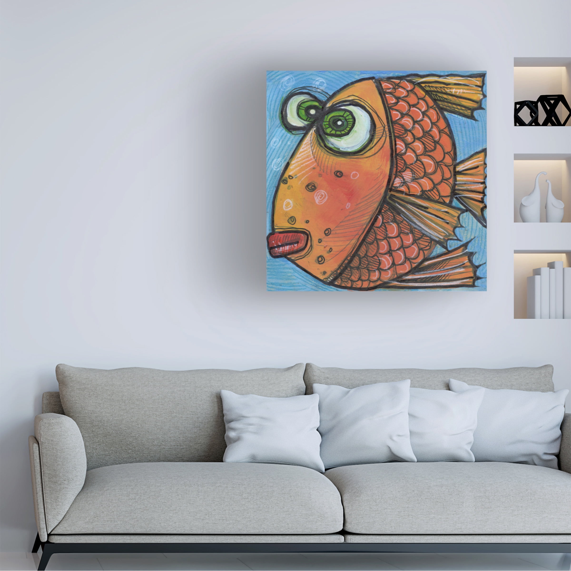 Tim Nyberg 'Fish 8 2019' Canvas Art