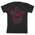 thumbnail image 5 of Five Nights at Freddy's Shadow Freddy Boy's Black T-shirt-L, 5 of 7