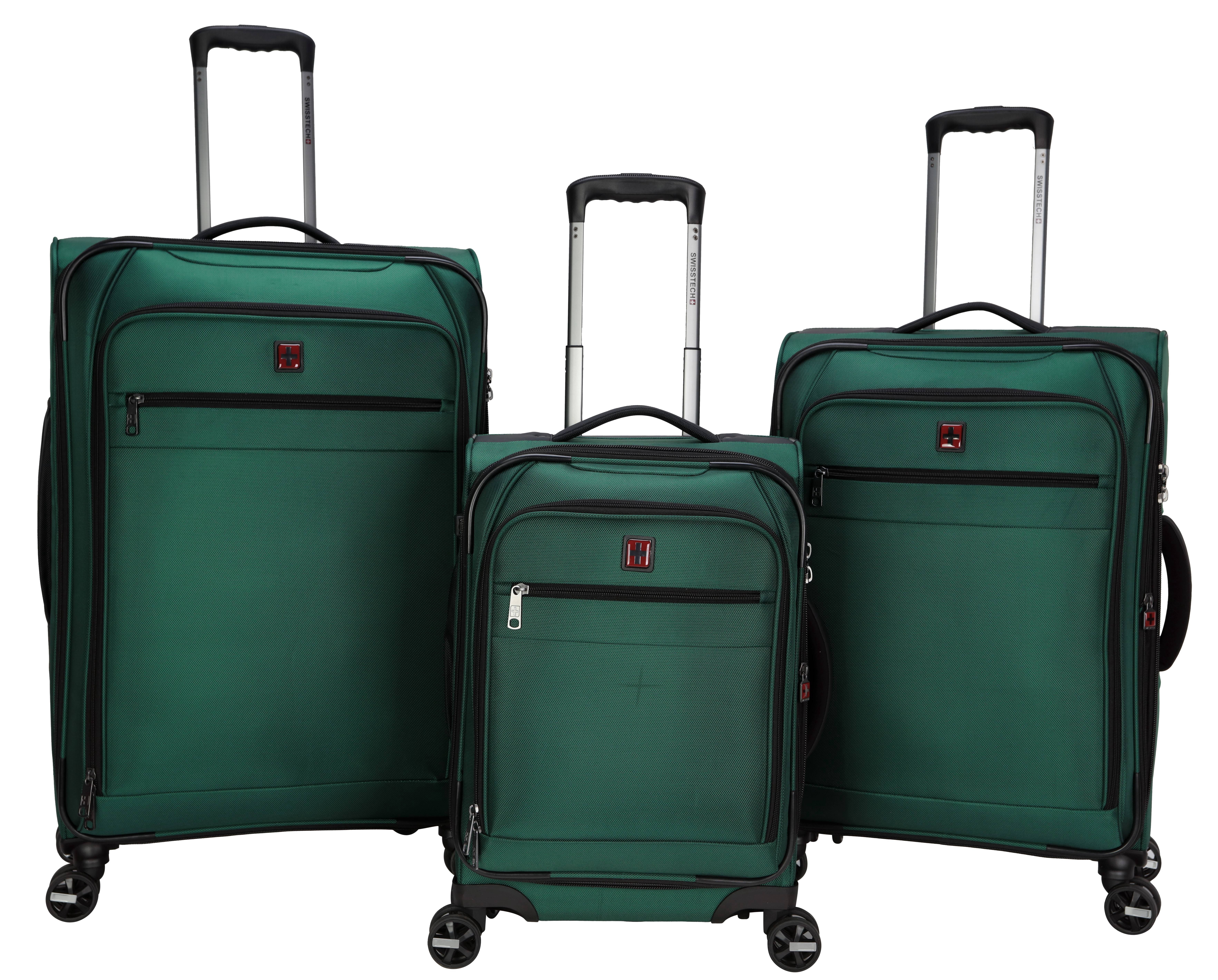 Swiss Tech 28" Softside Checked Luggage, Green