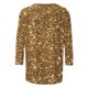 thumbnail image 4 of Tejiojio Women's Sequin Top Round Neck 3/4 Sleeves Sparkly Casual Party Blouse S-2XL, 4 of 5