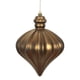 thumbnail image 1 of Adorno Navideño Vickerman Mocha Mate en Forma de Cebolla 6 cm, 1 of 4
