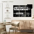 thumbnail image 5 of Elephant Stock Black Nevada Liquor Wall Art - Horizontal Multi Panel Canvas - Dining Room Wall Decor - Inspirational Typography Multi Panel - Black And White Decor By Philippe Hugonnard - 45" X 28", 5 of 8