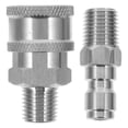 thumbnail image 3 of 1 juego de accesorios de conexión rápida para hidrolavadoras, conector de manguera macho-hembra, adaptador de manguera para hidrolavadora, acoplador de conexión rápida, piezas para hidrolavadoras., 3 of 8