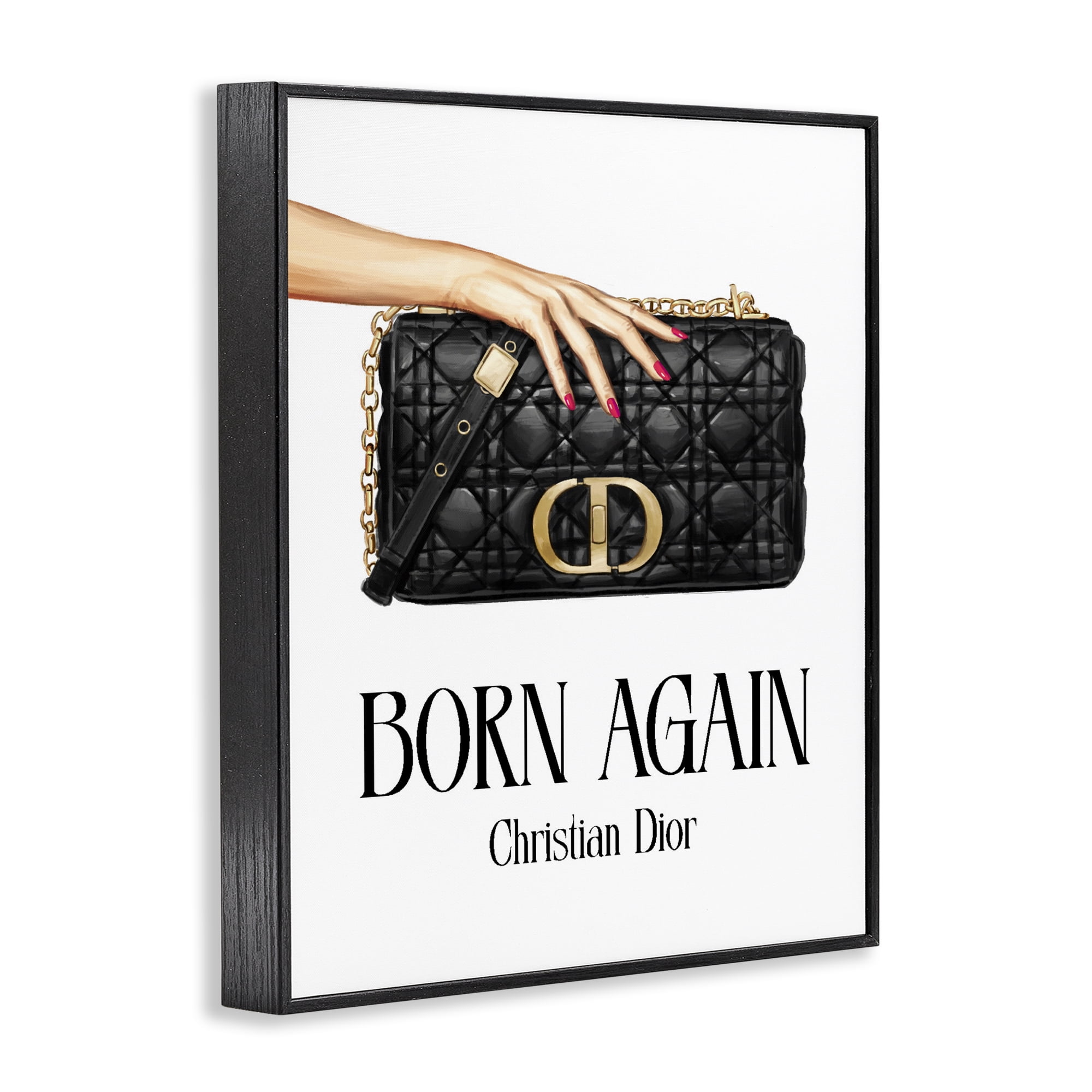 Stupell Industries Born Again Christian Luxury Black Framed Giclee Art, design by Ziwei Li