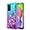 Teal/Purple, variant on for Galaxy A03S Case,Samsung 03S Case with HD Screen Protector,Gradient Quicksand Glitter Liquid Floating Waterfall Durable Girls Cute Phone Case for Samsung Galaxy A03S (Pink/Teal)