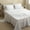 White, variant on Simple&Opulence 100% Linen Sheet Set Solid Color-4 Pcs Washed French Bed Sheets(1 Flat Sheet,1 Fitted Sheet,2 Pillowcases)-Breathable Bedding Set (Linen, King)