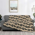 thumbnail image 2 of Yiaed Dachshund Dog Woof Print Blanket Throw Blanket Soft Cozy Flannel Blanket for Home Bed Sofa Couch Chair-40"x30", 2 of 6