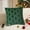 Green, variant on 18x18 Inch Velvet Christmas Tree Pillow Cover, Embroidered Holiday Sofa Decor (No Insert)