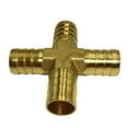 thumbnail image 2 of LOVIVER prostys Barbed Wire Fittings Pneumatic Cross Coupler prosty Male Thread Gas, 2 of 5