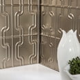 thumbnail image 2 of FASÄDE Chain Decorative Vinyl 18in x 24in Backsplash Panel in Brushed Nickel (5 Pack), 2 of 6