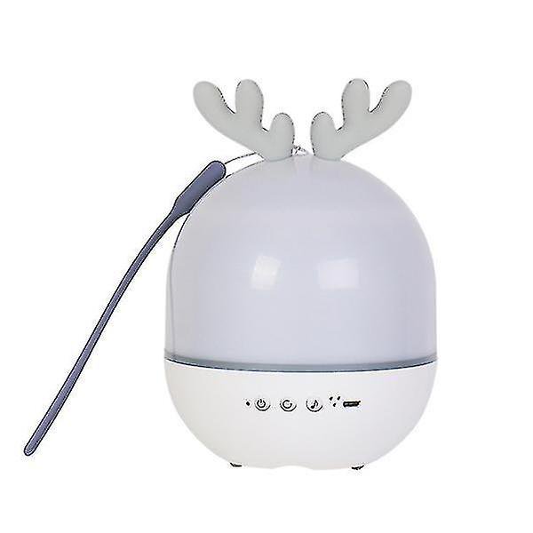 Lámpara de proyector de cielo estrellado de atmósfera de hogar inteligente con control remoto giratorio de música de regalo de vacaciones????Gris??‰ ZefeiWu 8390612528248