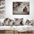 thumbnail image 4 of Designart Abandoned Desert Church - Landscape Printed Throw Pillow - 12x20, 4 of 5