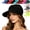 Black, variant on Women's UPF 50+ UV Protection Sun Visor Hat, Foldable Ponytail Cap with Wide Brim for Running and Outdoor Activities