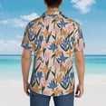 thumbnail image 6 of Daiia Lilies Flowers Hawaiian Shirt for Men Gentle Cotton Regular Short Sleeve Casual-XX-Large, 6 of 9