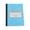 Blue, variant on Composition Notebook, American Marble Pattern Snowflake Design, Export Sewing Line Notebook for Student Office Office&Craft&Stationery