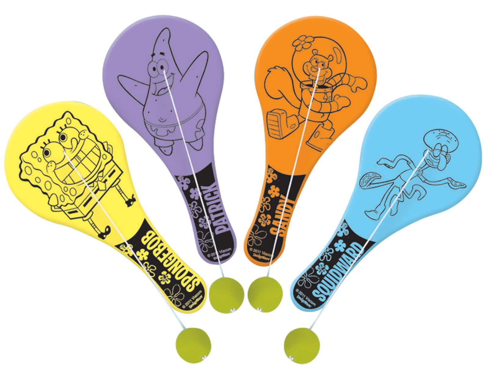 spongebob paddle ball