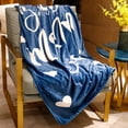 thumbnail image 4 of Best Mum Ever Blanket Mum Blanket Flannel Blanket for Mum Gift for Mum for Women on Her Birthday from Daughter Son(Blue), 4 of 6