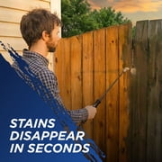 30 SECONDS Outdoor Cleaner, 1 Gallon Concentrate for Concrete Surfaces, Cleans Algae, Mold, Mildew Stains