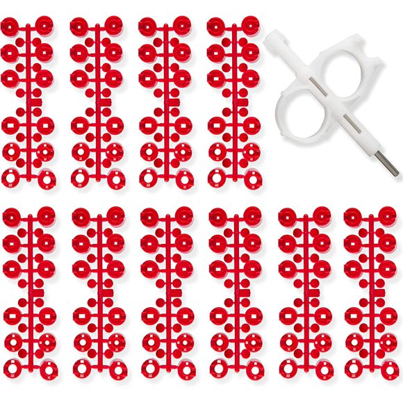 Hunter PGP ADJ Rotor Sprinkler Nozzle 10-Pack Red Installation Key Included