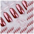 thumbnail image 2 of Vogacara Brillo de uñas, polvo de espejo de oro rosa, pigmento de uñas para mujeres, polvo brillante para arte de manicura para niñas 10piezas Vogacara CBP140161, 2 of 6