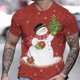 thumbnail image 1 of Camisetas de tren de Navidad para hombre, Top informal de verano con estampado 3d, camisetas holgadas de gran tamaño, ropa de manga corta de diseñador callejero para hombre, 1 of 4
