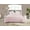 PLPINK, variant on Reversible Natural Crinkle Fabric Ultra Soft Solid Duvet Cover Set - Beautiful Button Closure