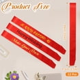 thumbnail image 2 of 12 Pcs Châle Satin Vierge, Châles Simples, Châles Rouges pour Bricolage Beauté Concours Anniversaire Mariage Remise des Diplômes Retour à la Maison Beauté Reine Aînée Soirée Décorations Rouge, 2 of 7