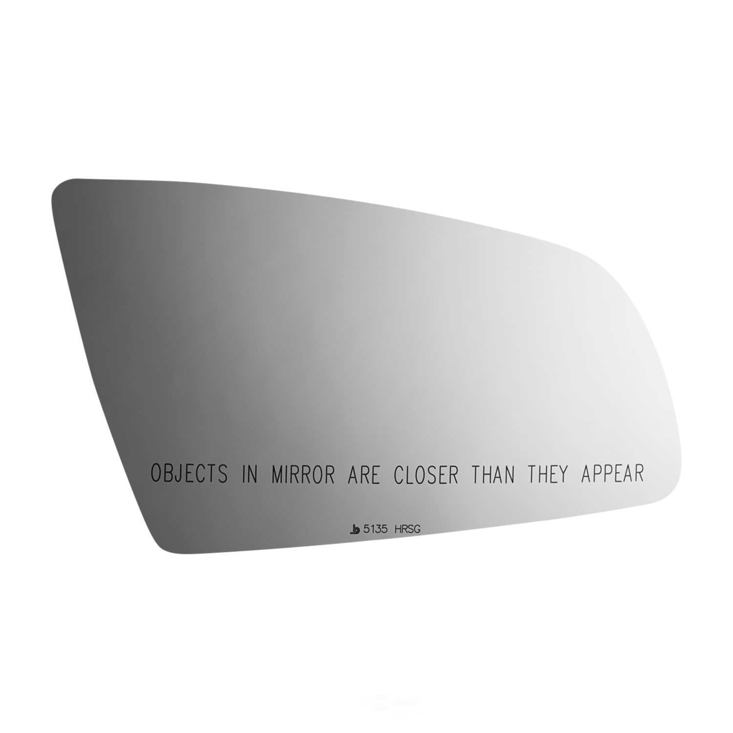 Burco Side View Mirror Replacement Glass with Motor Mount Plate - Clear Glass - 5135HRSG