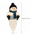 thumbnail image 4 of Winter Glow Snowman Icicle Light Decor for Front Porch, Lighted Snowman with Hanging LED Icicles, Outdoor Christmas Decoration for Railing, Patio and Yard Entryway, 4 of 6