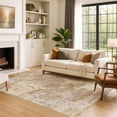 thumbnail image 6 of Addison Rugs Mayfield Premium Machine Washable Transitional Geometric Brown Rectangle Rug, 3' x 5', 6 of 6