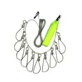 thumbnail image 2 of Clip para cuerda de pesca, soporte para pesca, broche de metal de alta resistencia, candado grande para pesca verde 10m, 2 of 9